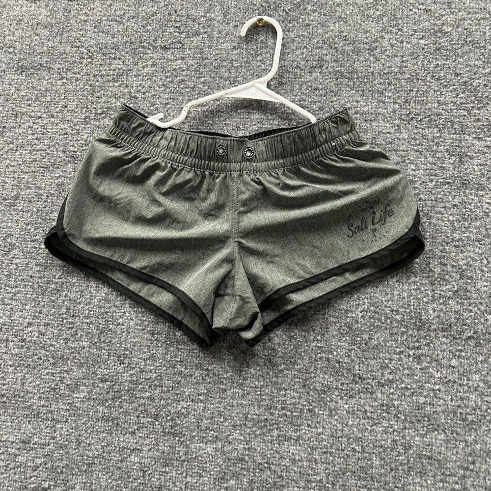 Salt Life Board Shorts Womens Size XS Gray Heathered Athletic Beach Surf Casual
